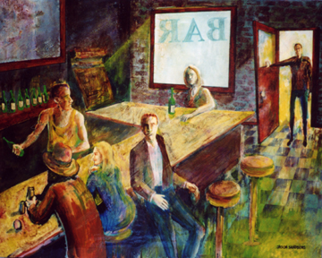 painting, fine art, impressionist painting, expressionist painting