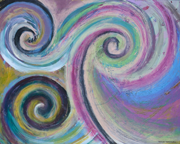 painting, fine art, abstract painting