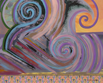 painting, fine art, abstract painting