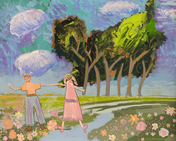 painting, fine art, pop art