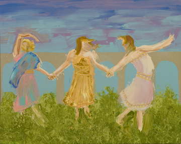painting, fine art, impressionist painting, expressionist painting