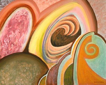 painting, fine art, abstract painting