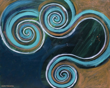 painting, fine art, abstract painting