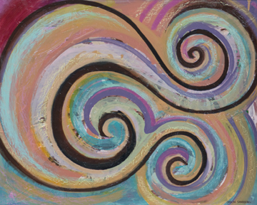 painting, fine art, abstract painting